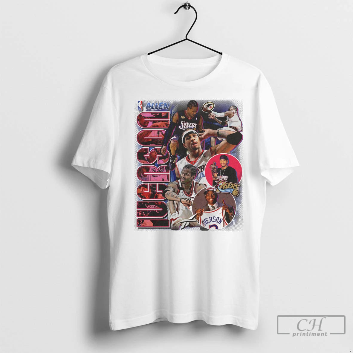 Premium Allen Iverson 76ers Classic Te