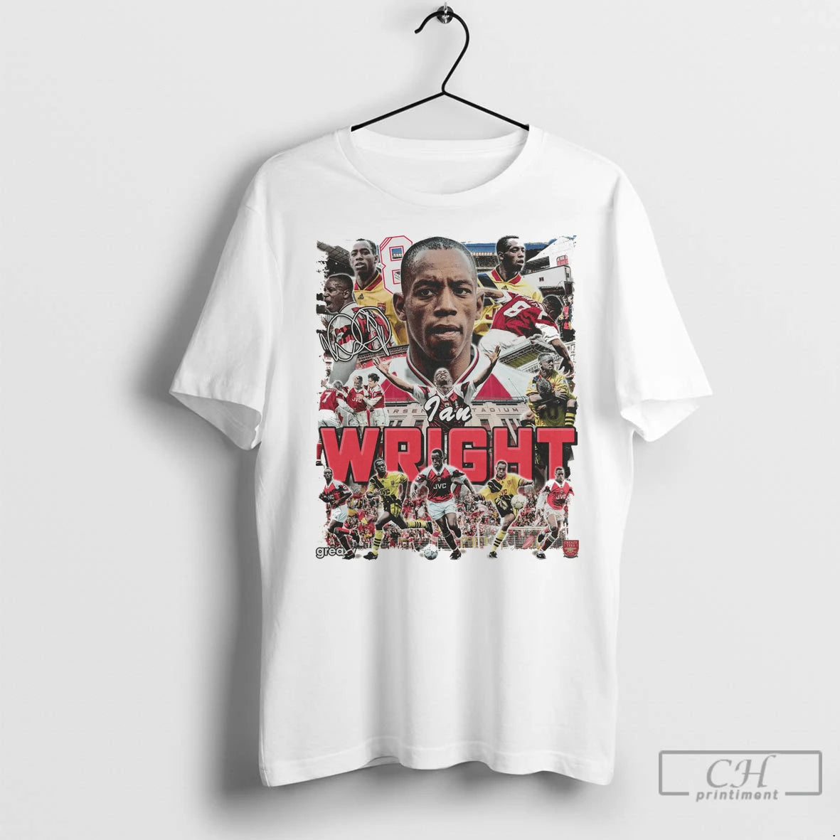Premium Ian Wright Arsenal Fc Tee 61