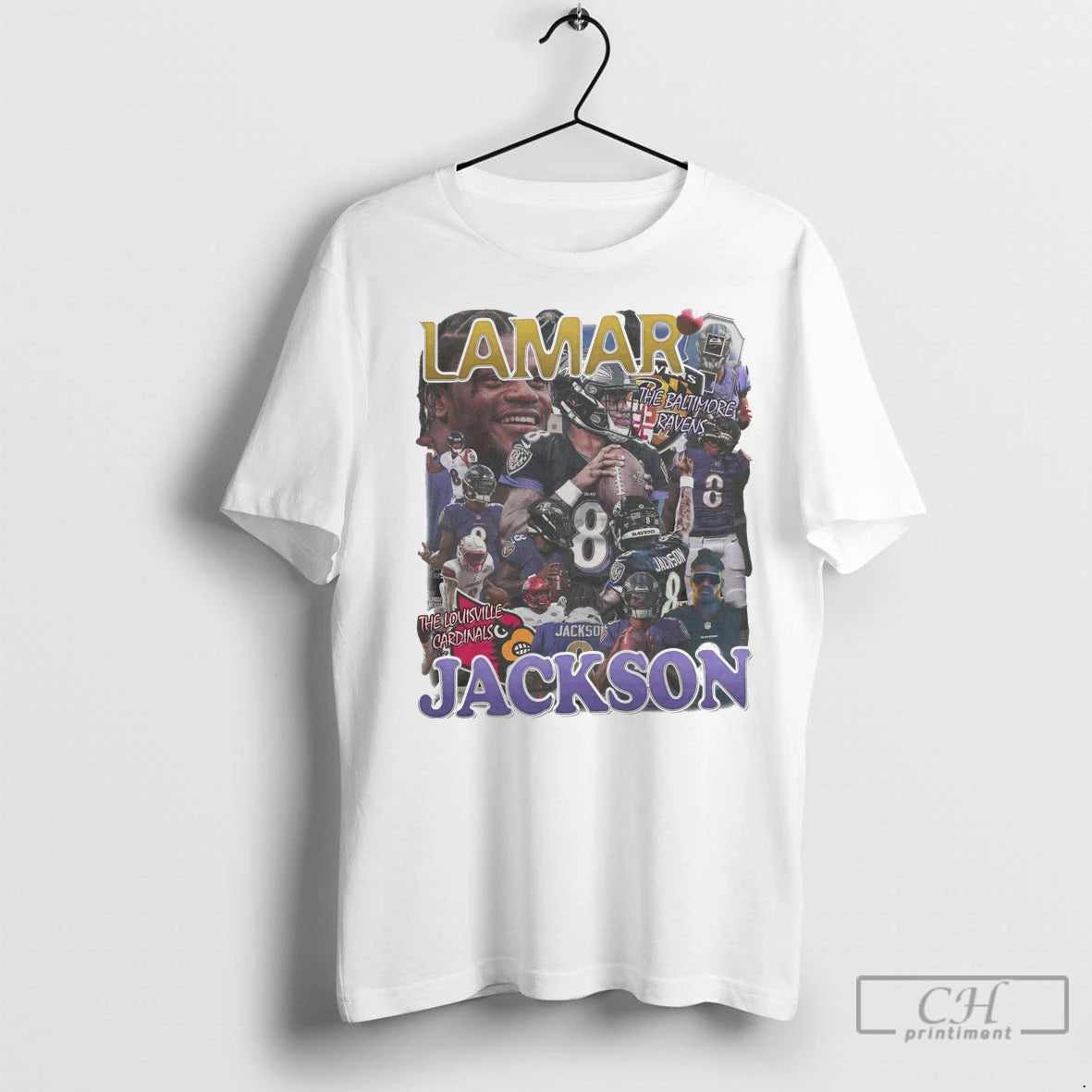 Premium Lamar Jackson Ravens Tee 7