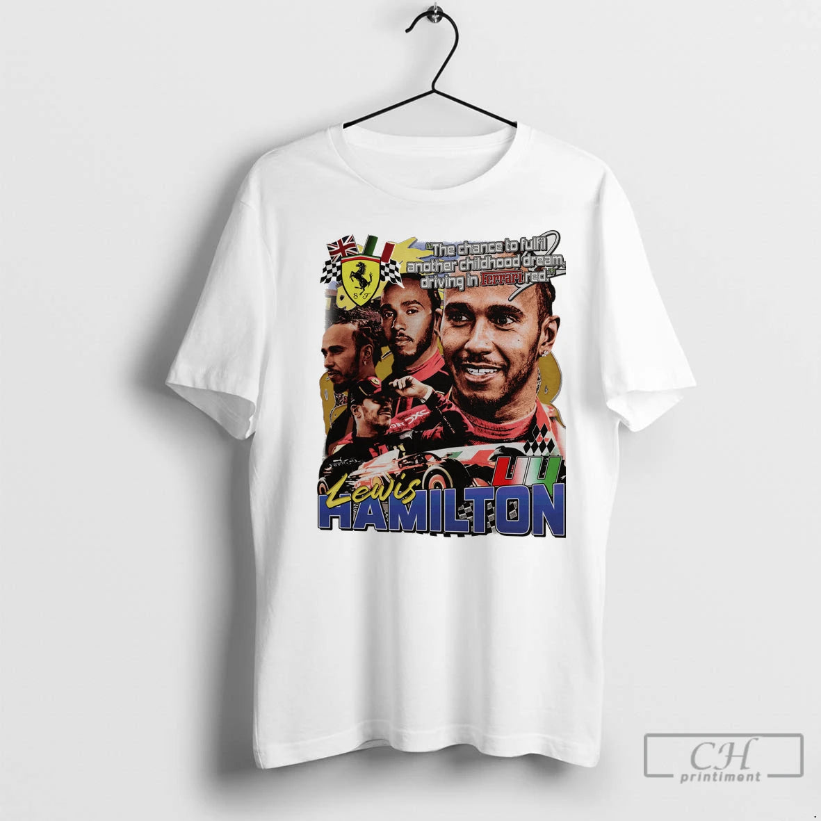 Premium Lewis Hamilton Ferrari Tee 5