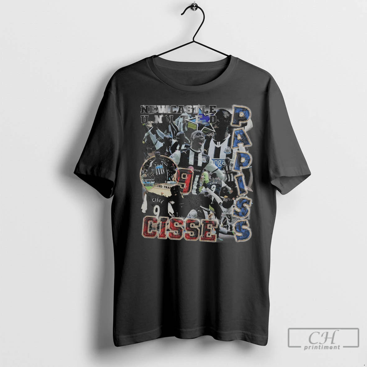 Premium Papiss Cisse Newcastle Classic Tee 4