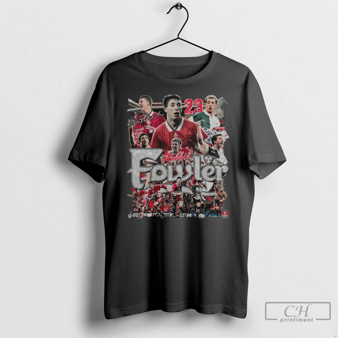 Premium Robbie Fowler Liverpool Fc Tee 39