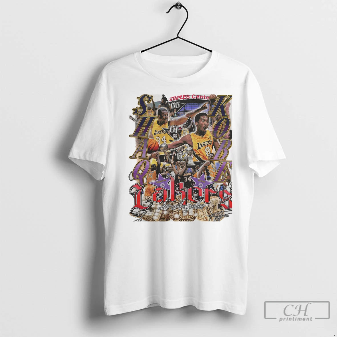 Premium Shaq Kobe 00 02 Classic Tee 6
