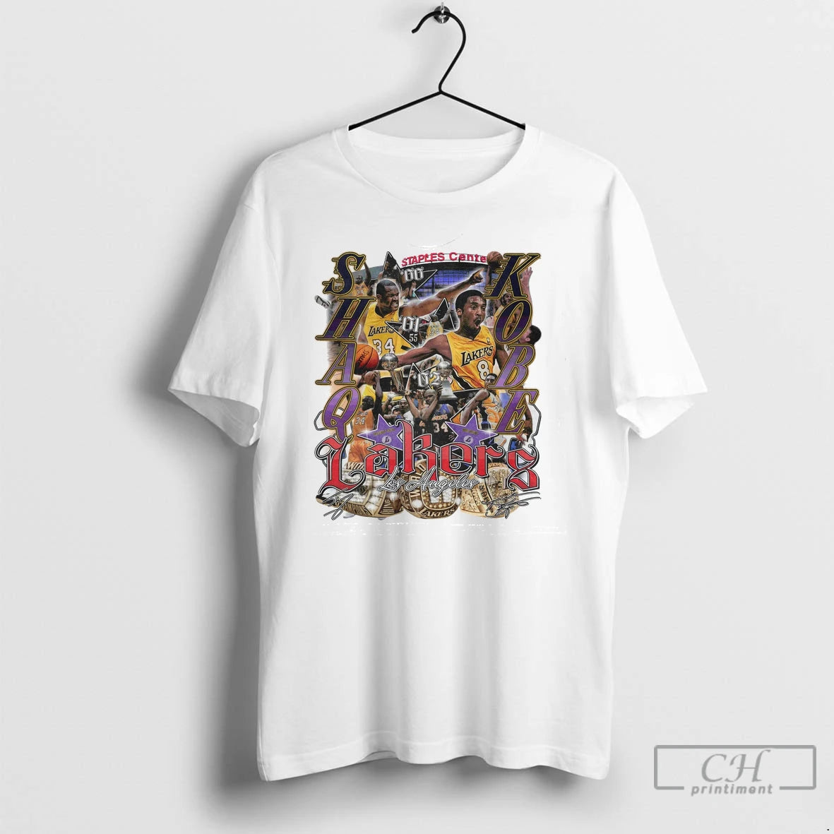 Premium Shaq Kobe 00 02 Tee 3