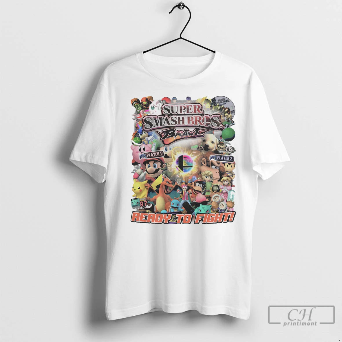 Premium Super Smash Bros Brawl Classic Tee 5