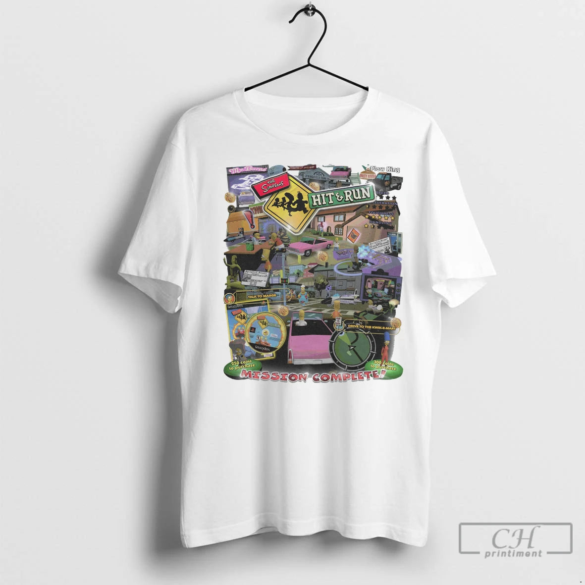Premium The Simpsons Hit Run Tee Classic Tee 9