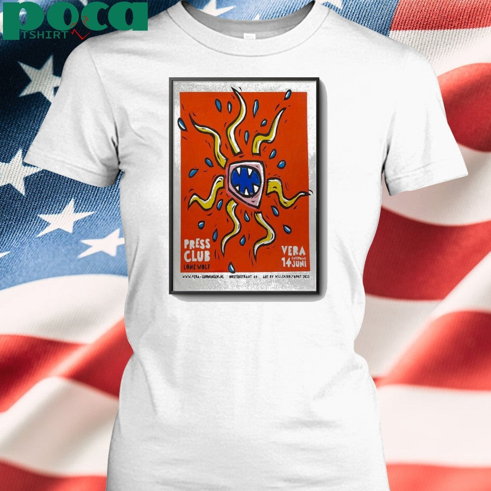 Press Club Groningen NL 6-14-2025 Poster shirt