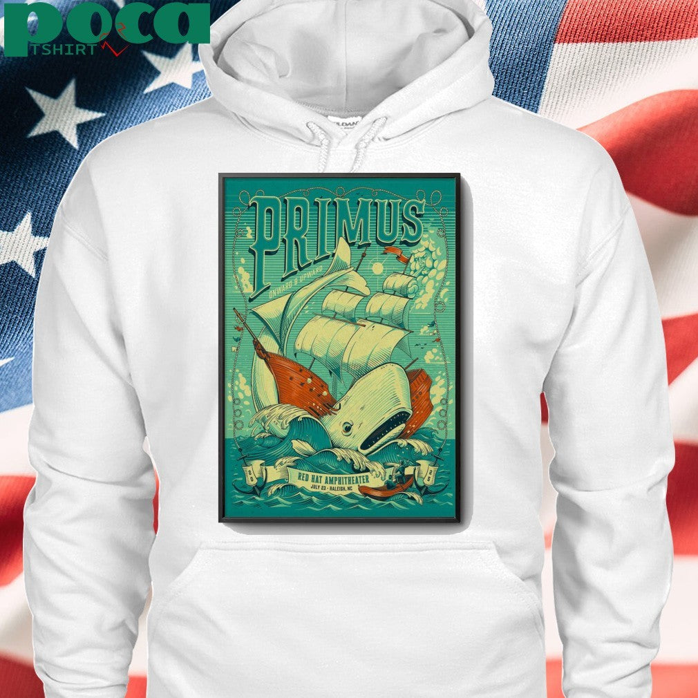 Primus 7-23-2025 In Raleigh NC Poster shirt