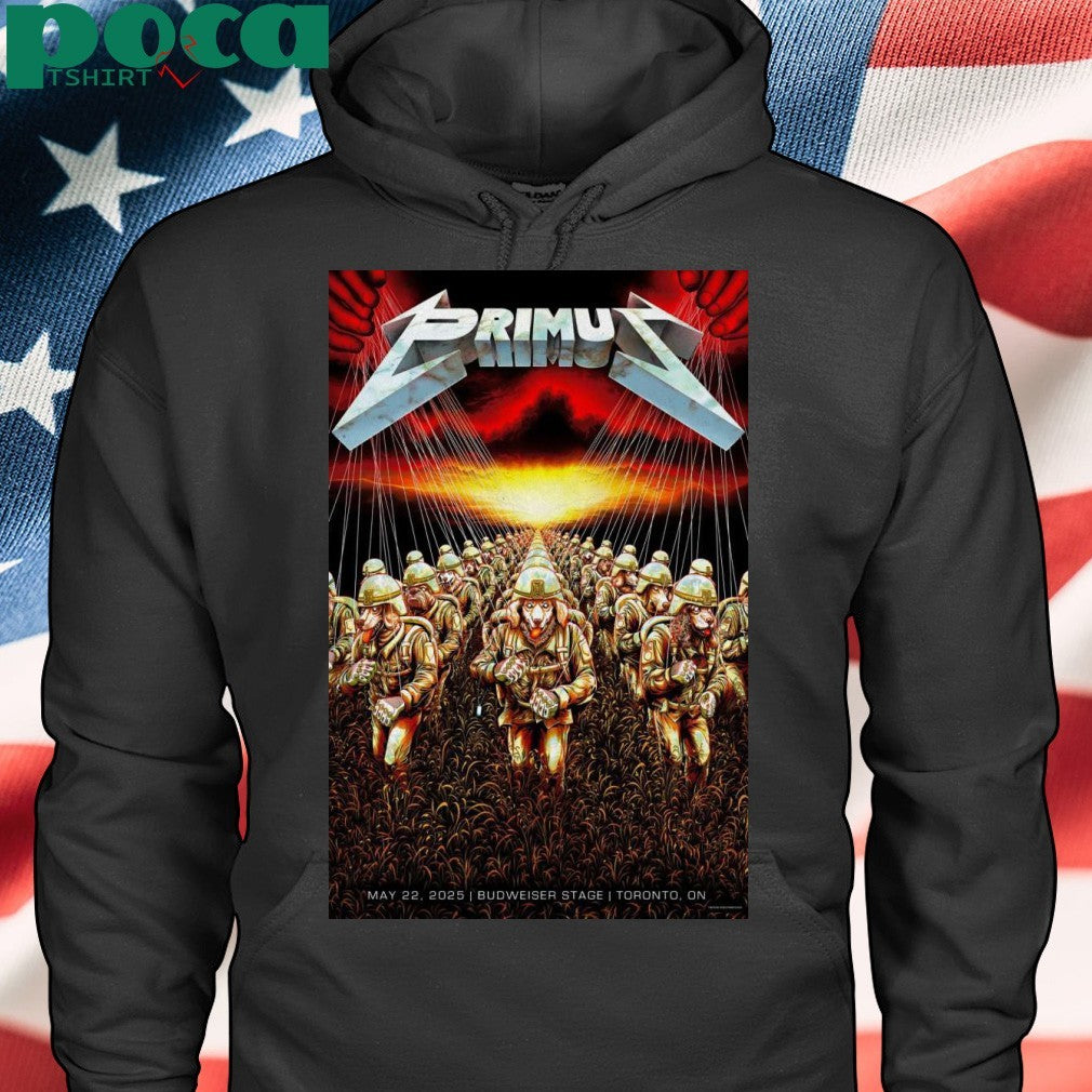 Primus At Budweiser Stage On May 22, 2025 Show Poster shirt
