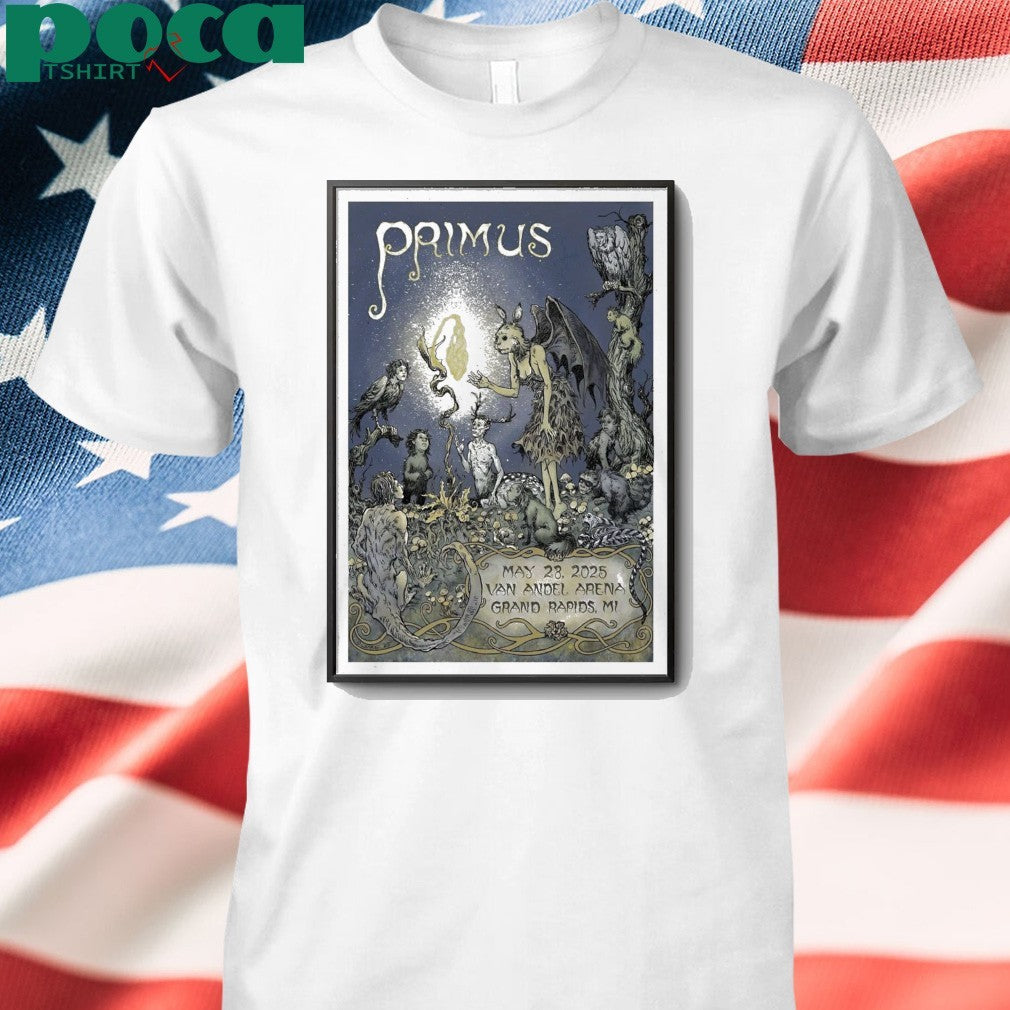 Primus In Grand Rapids MI On May 28 2025 Poster shirt