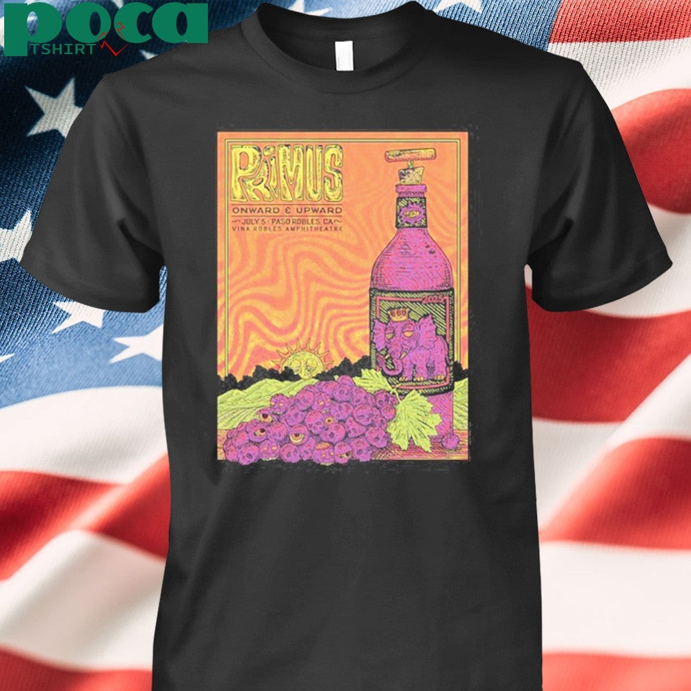 Primus Live Paso Robles, CA July 05 2025 Live shirt