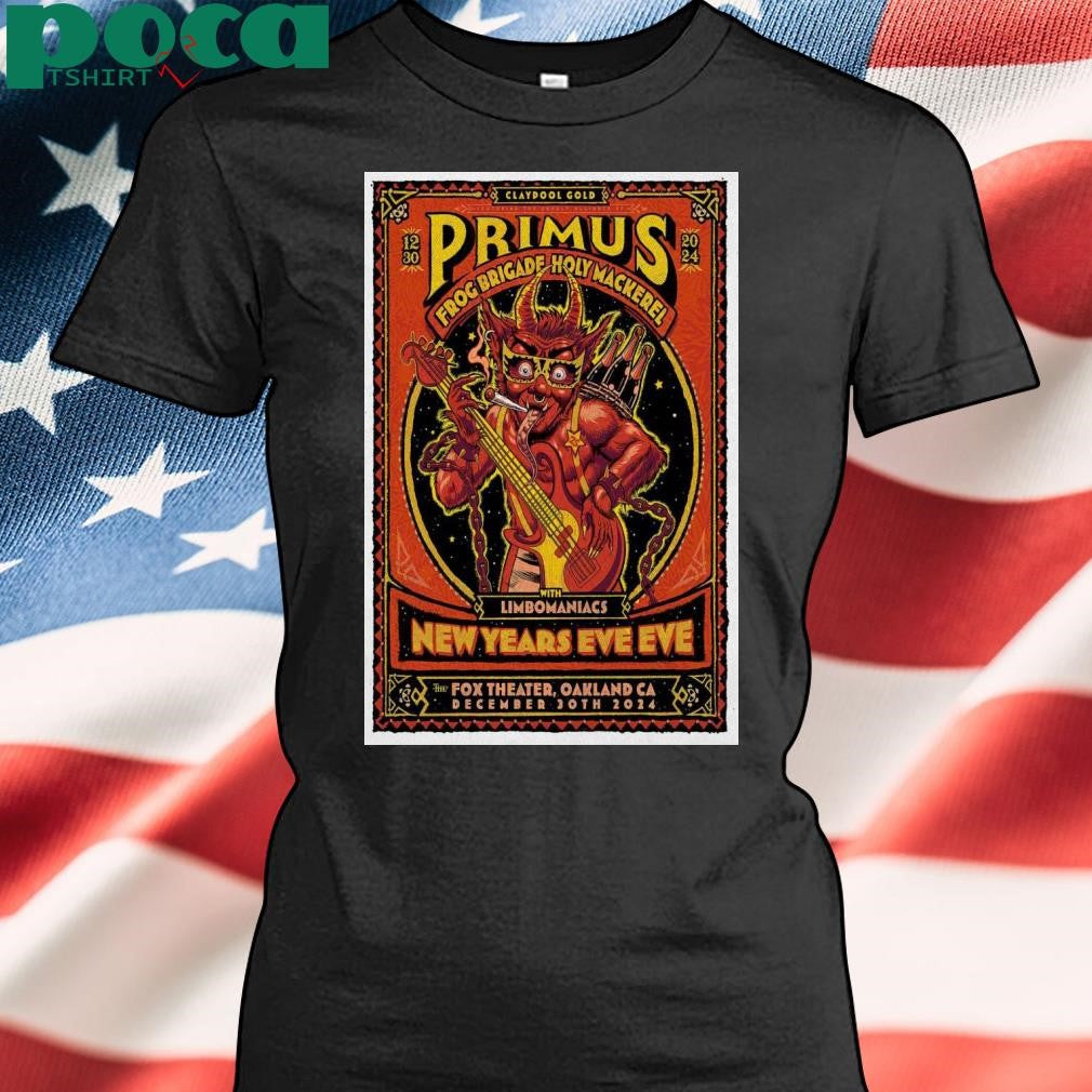 Primus Oakland CA December 30 2024 Poster shirt
