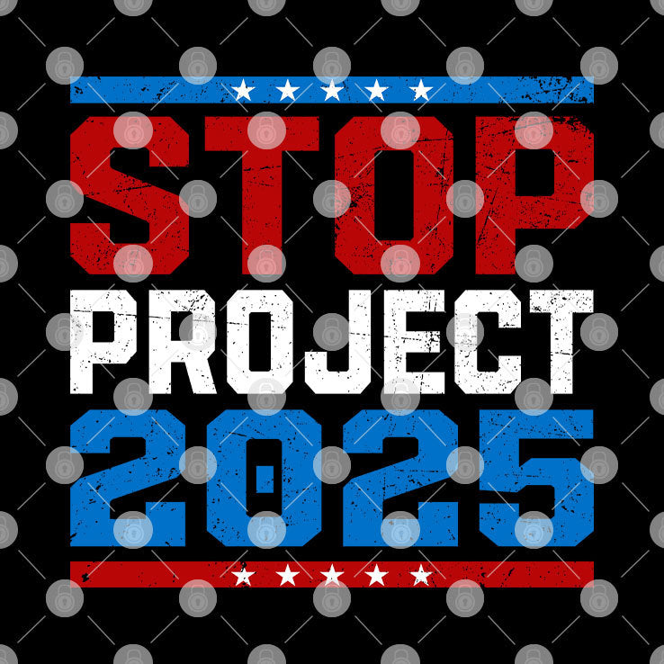 Pro-Democracy Stop Project 2025 Presidential Election 2024 T Shirt