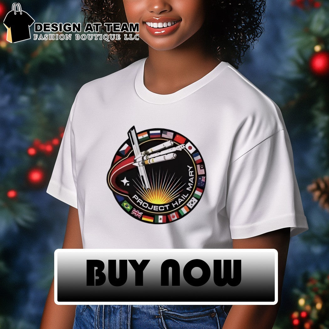 Project Hail Mary Ringer Space Mission Patch shirt