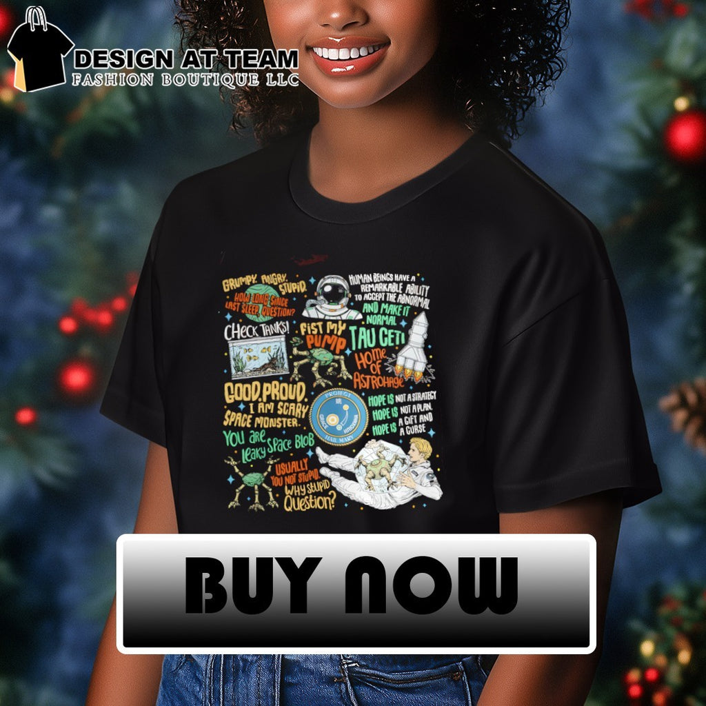 Project Hail Mary Rocky Amaze Sci-Fi Book Lover How long since last sleep question shirt