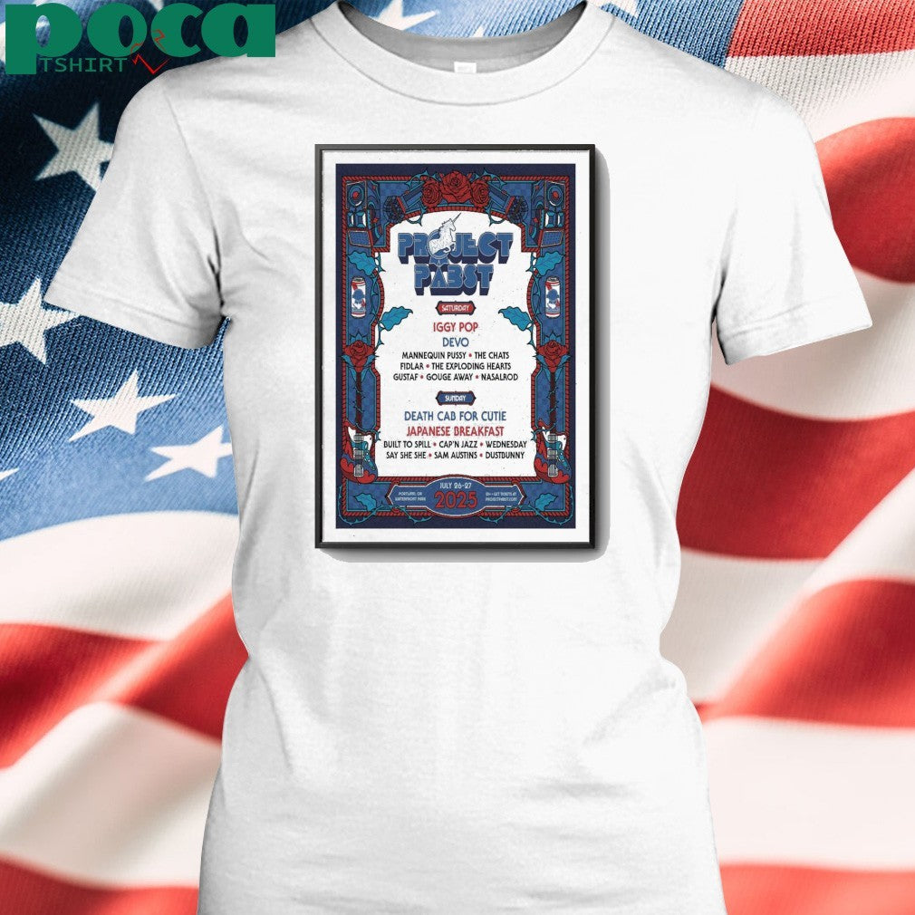 Project Pabst July 26-27, 2025 Waterfront Park. Portland, Oregon Poster shirt