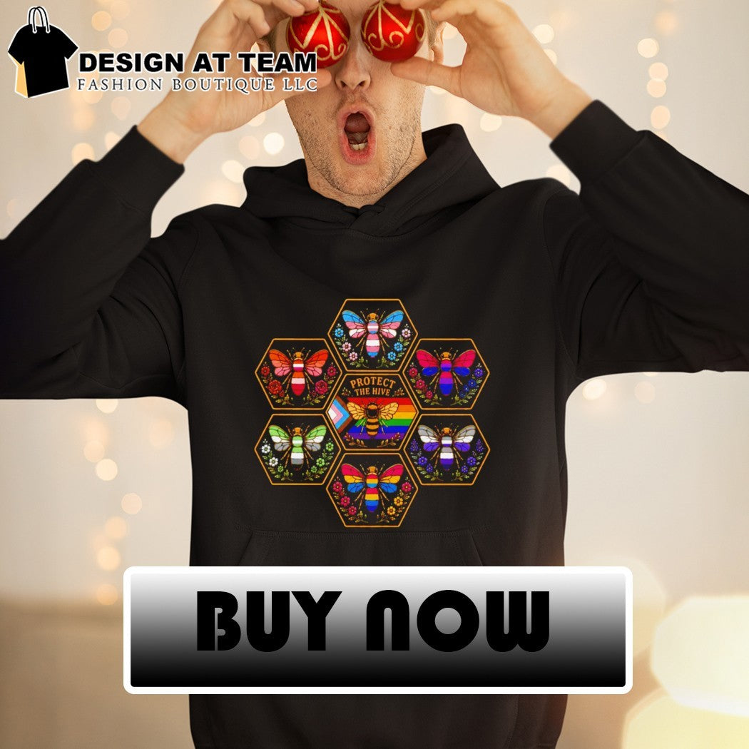 Protect the Hive Pride LGBTQ Bee shirt
