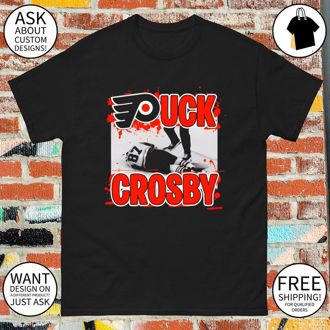 Puck Crosby Philadelphia Flyers Hockey 2026 vintage photo shirt