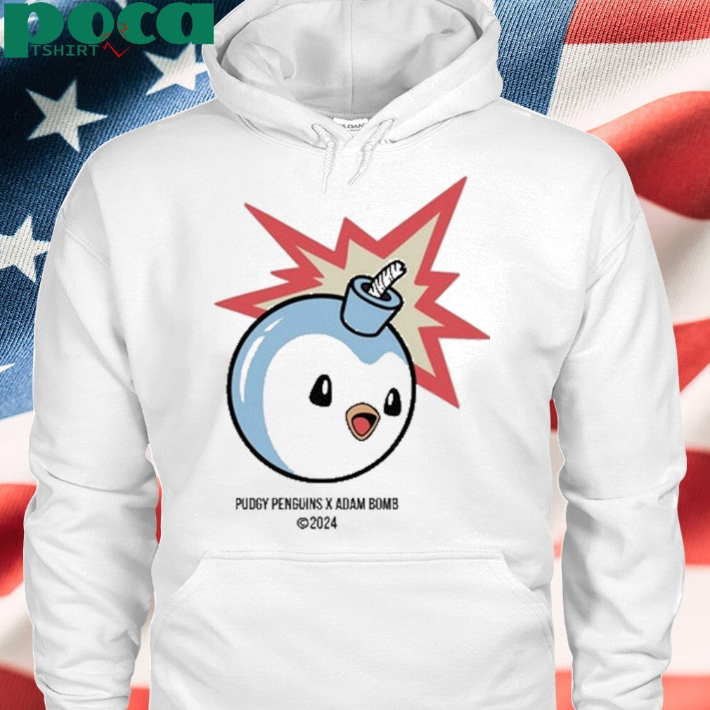 Pudgy Penguins X Adam Bomb Shirt