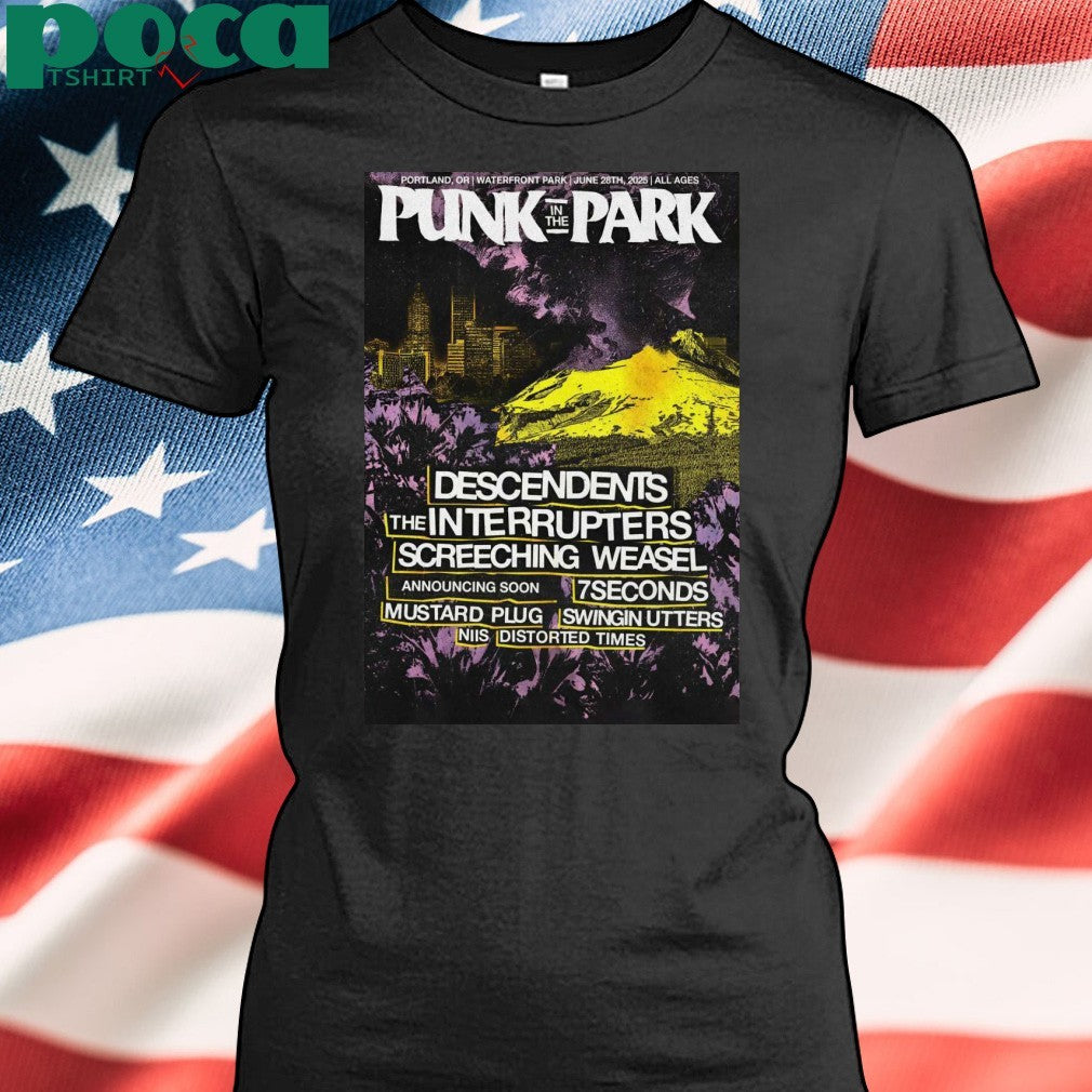 Punk In The Park OR On Jun 28 2025 In Portland Poster Shirt
