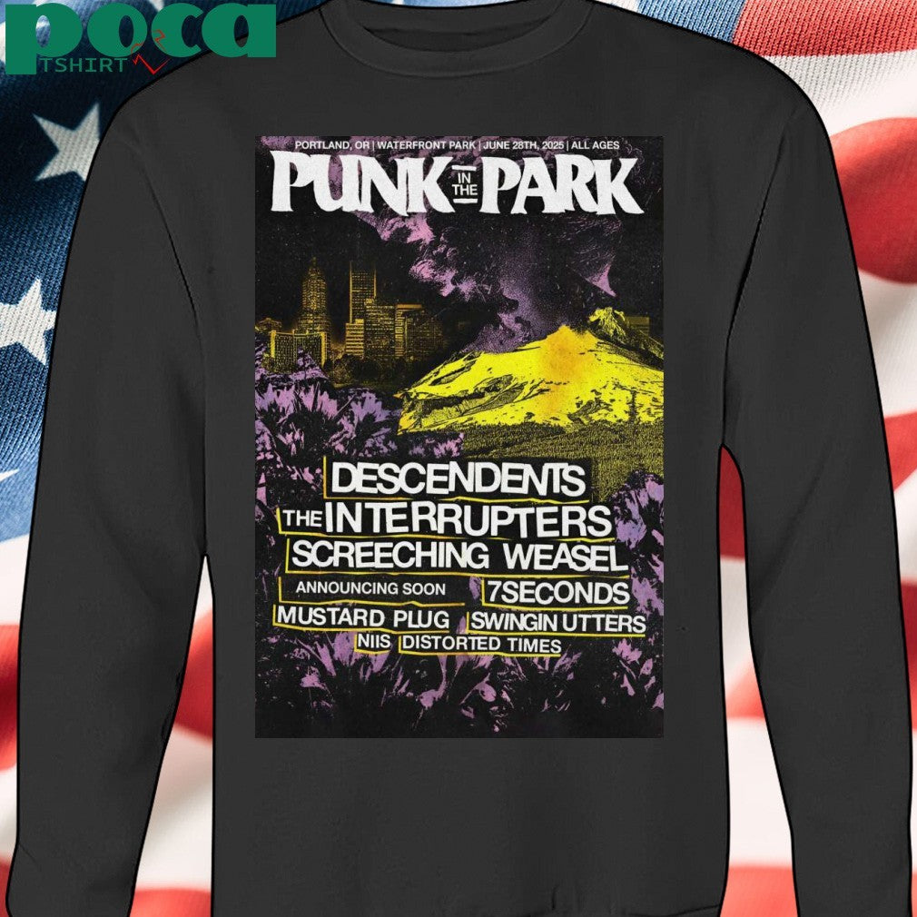 Punk In The Park OR On Jun 28 2025 In Portland Poster Shirt