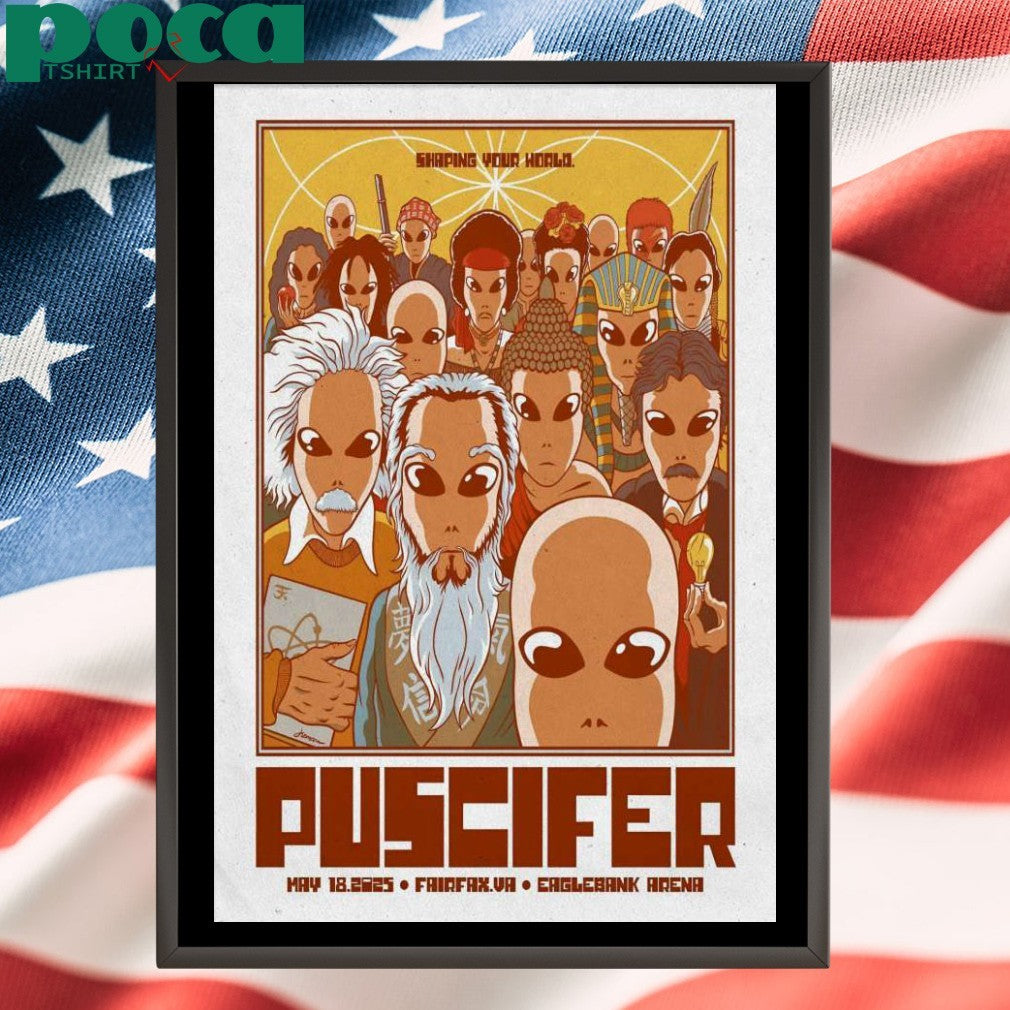 Puscifer In Fairfax VA May 18 2025 Poster shirt