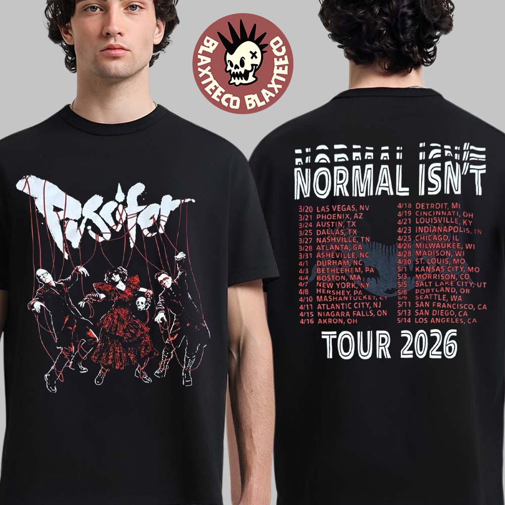 Puscifer Normal Isn Tour 2026 North America Merch Puppet Dates Back Tee (1)