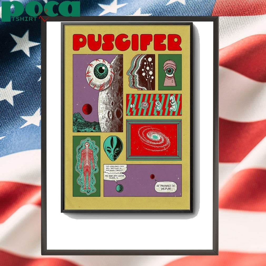 Puscifer On May 17, 2025 In Holmdel, NJ Tour Poster shirt