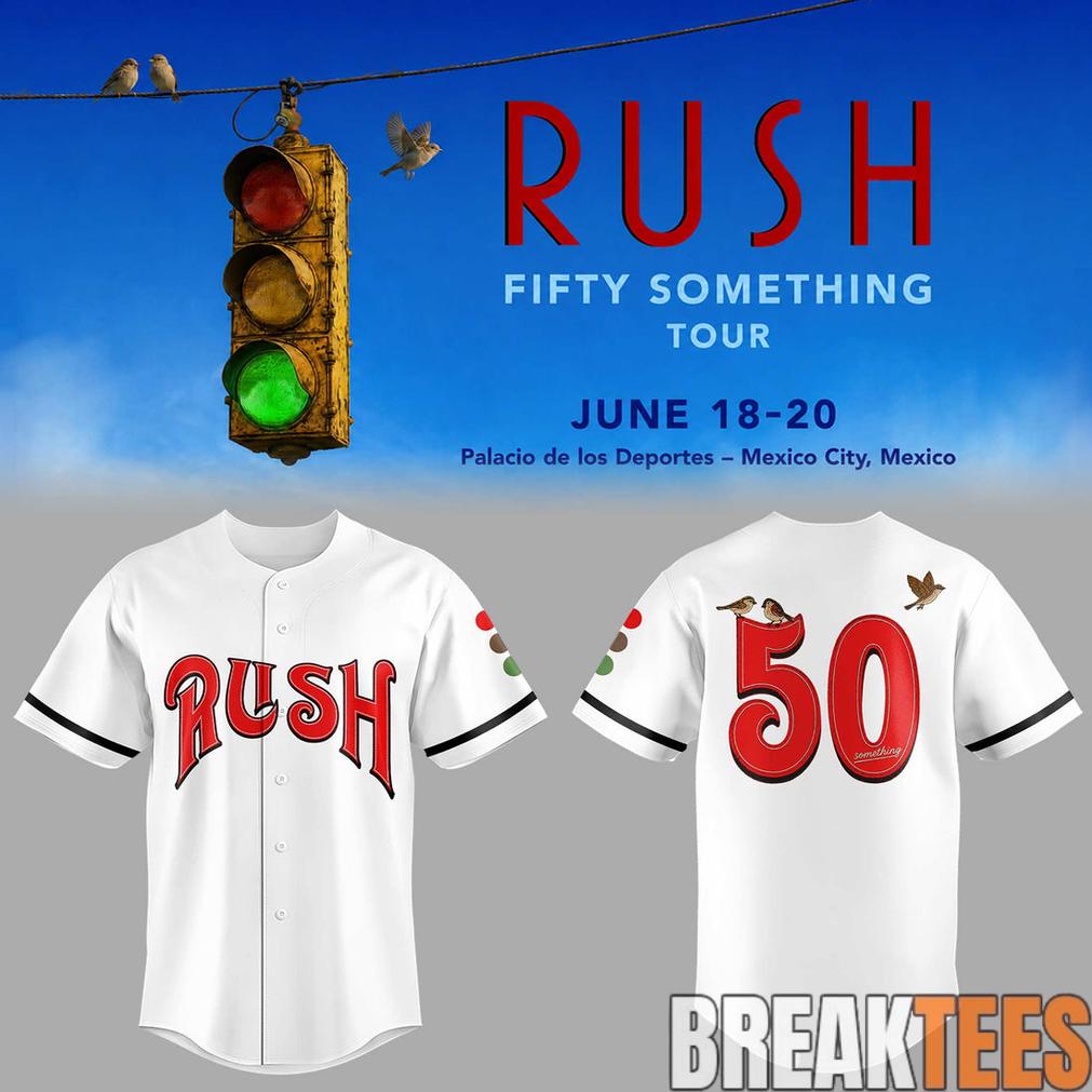 RUSH Fifty Something Tour Baseball Jersey