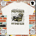 Raccoon proud member of the just resting my eyes club shirt