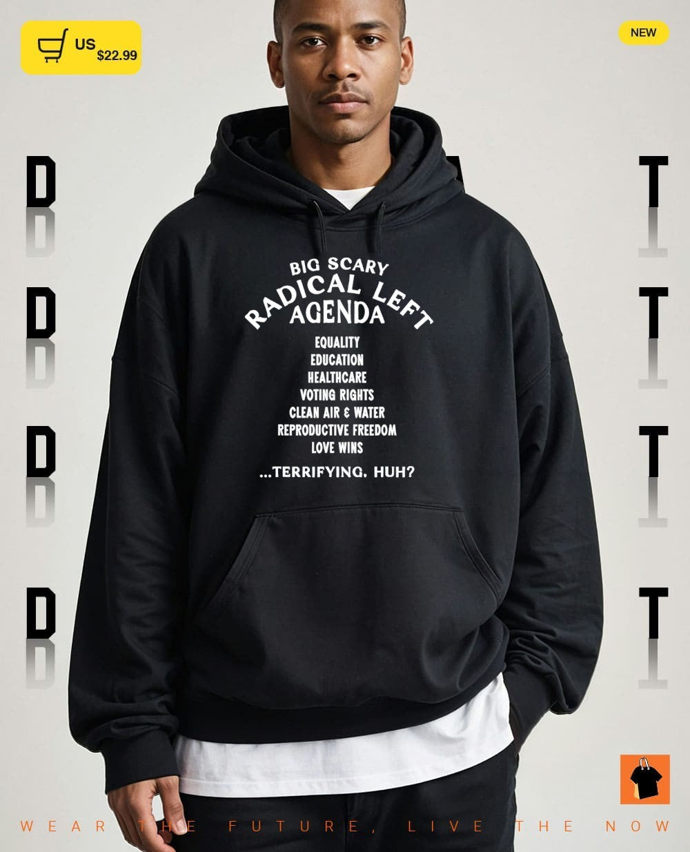 Radical left big scary agenda equality education healthcare voting rights clean air shirt