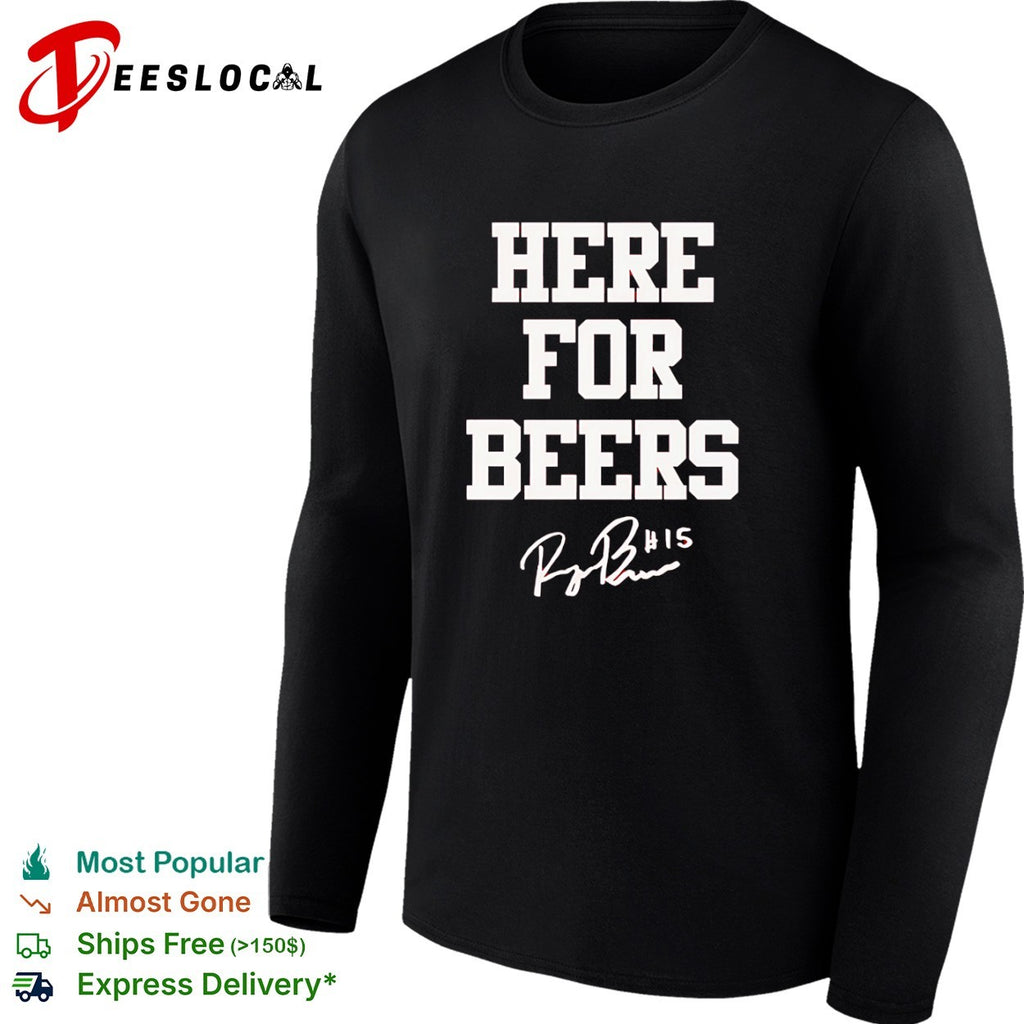 Raegan Beers Oklahoma Sooners college signature here for beers shirt