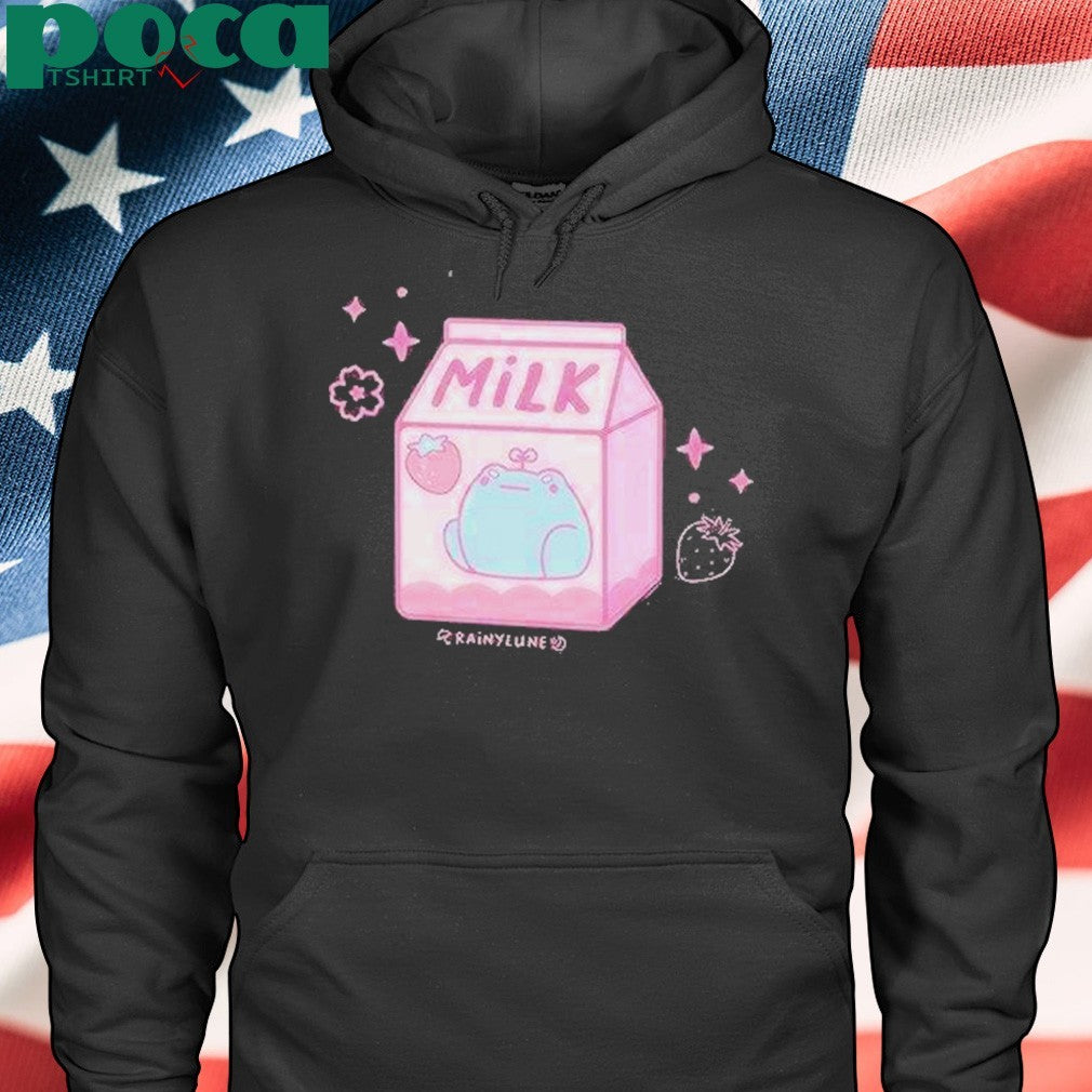 Rainylune Sprout The Frog Strawberry Milk Shirt