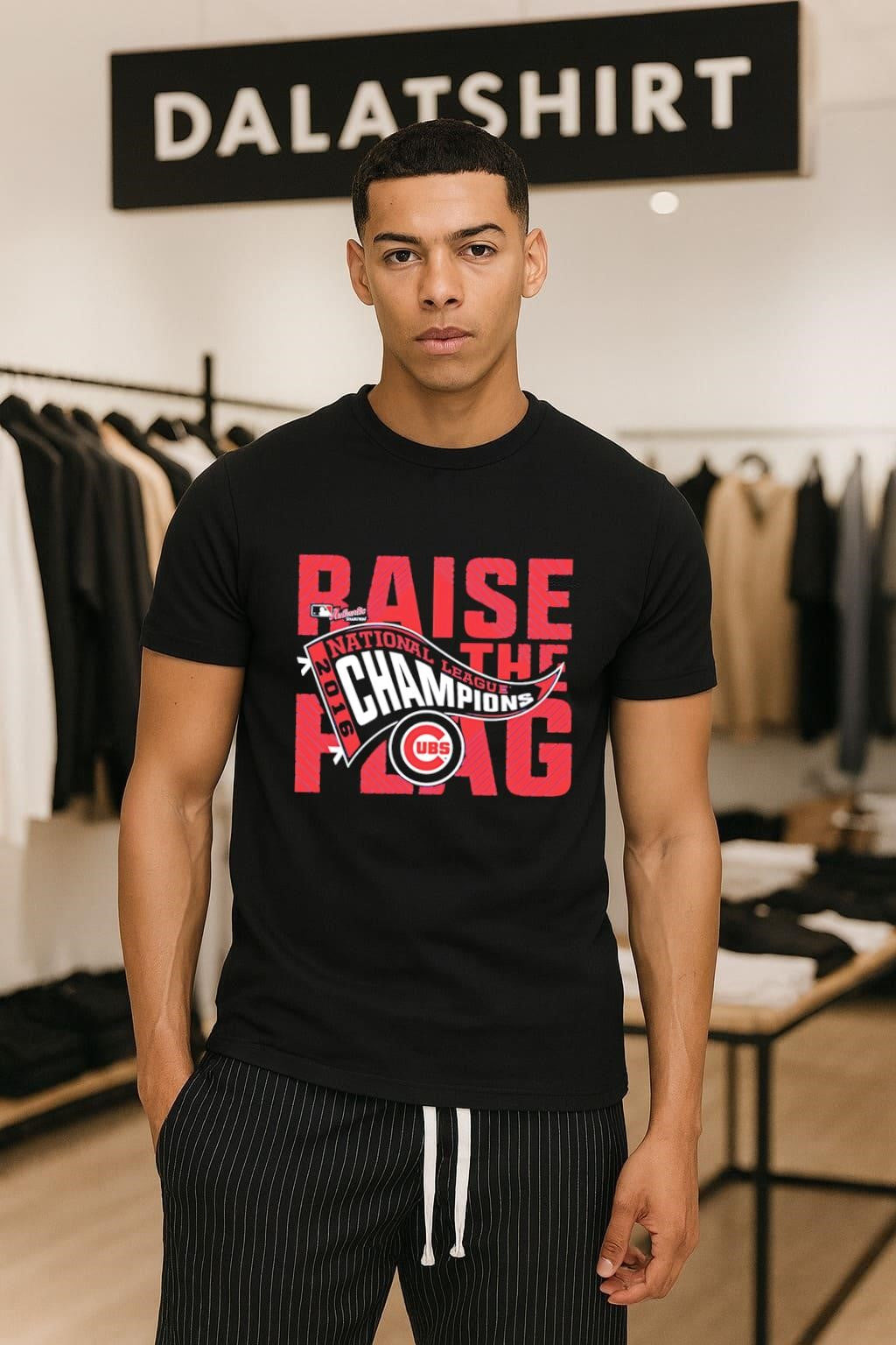 Raise The Flag National League 2016 Champions Cubs shirt