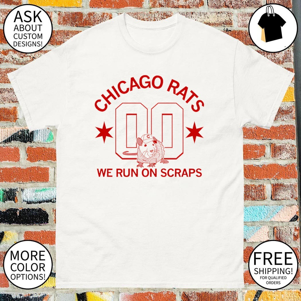 Rats Chicago Cubs we run on scraps Baseball 2026 shirt