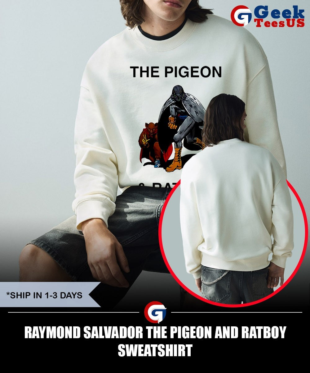 Raymond Salvador the Pigeon and Ratboy shirt