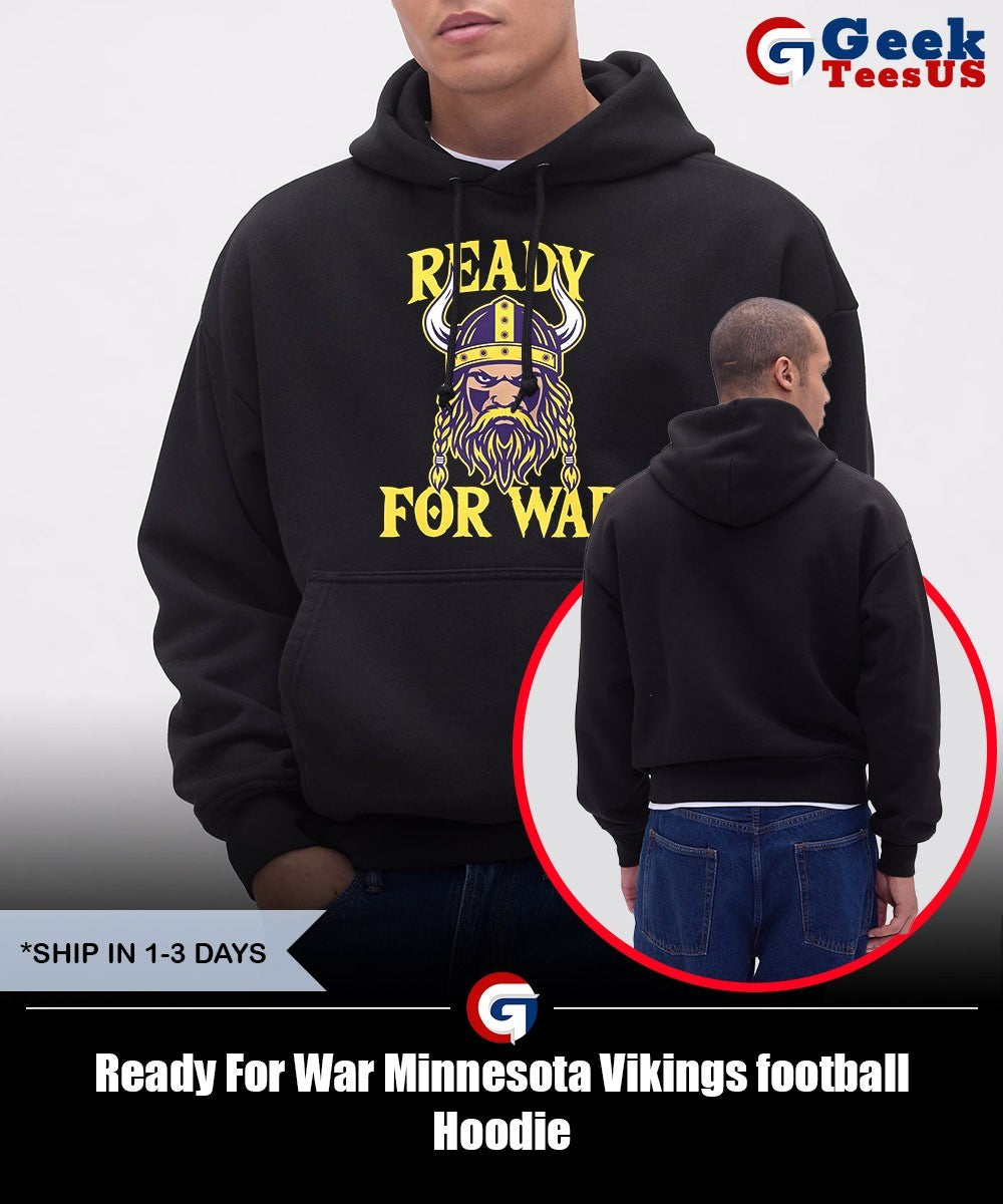 Ready For War Minnesota Vikings football shirt