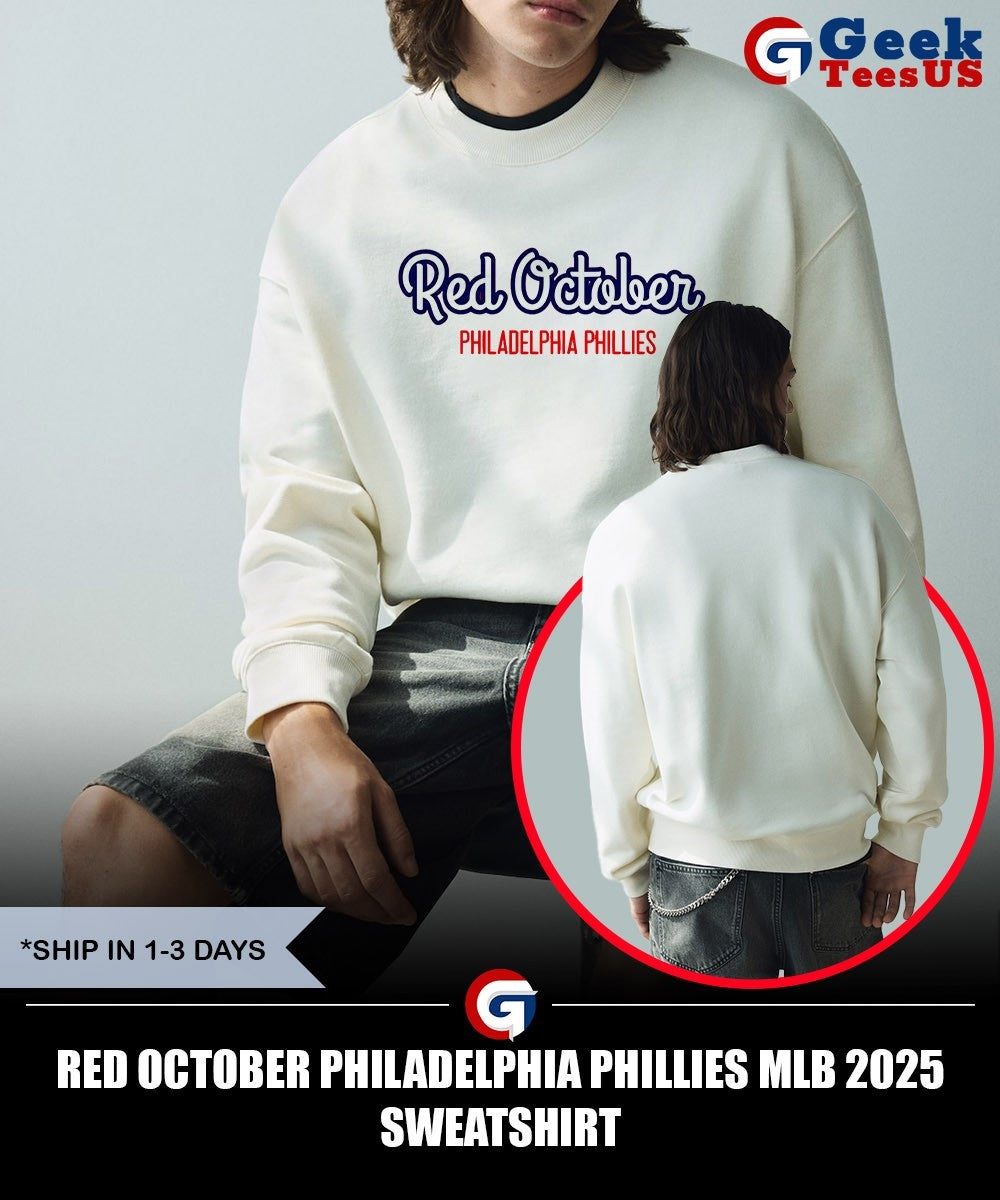 Red October Philadelphia Phillies MLB 2025 shirt