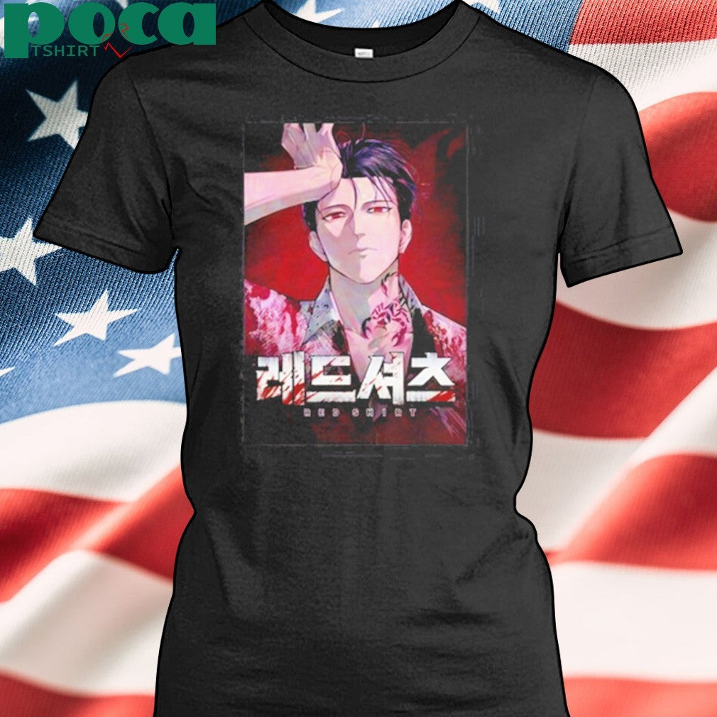 Red Shirt Manga Shirt