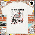 Red White Looted Jan 6th Insurrection Political Outrage Anti Trump Slush Fund Protest 2026 shirt