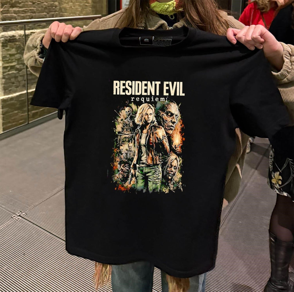 Resident Evil Requiem Zombie Character Horror shirt