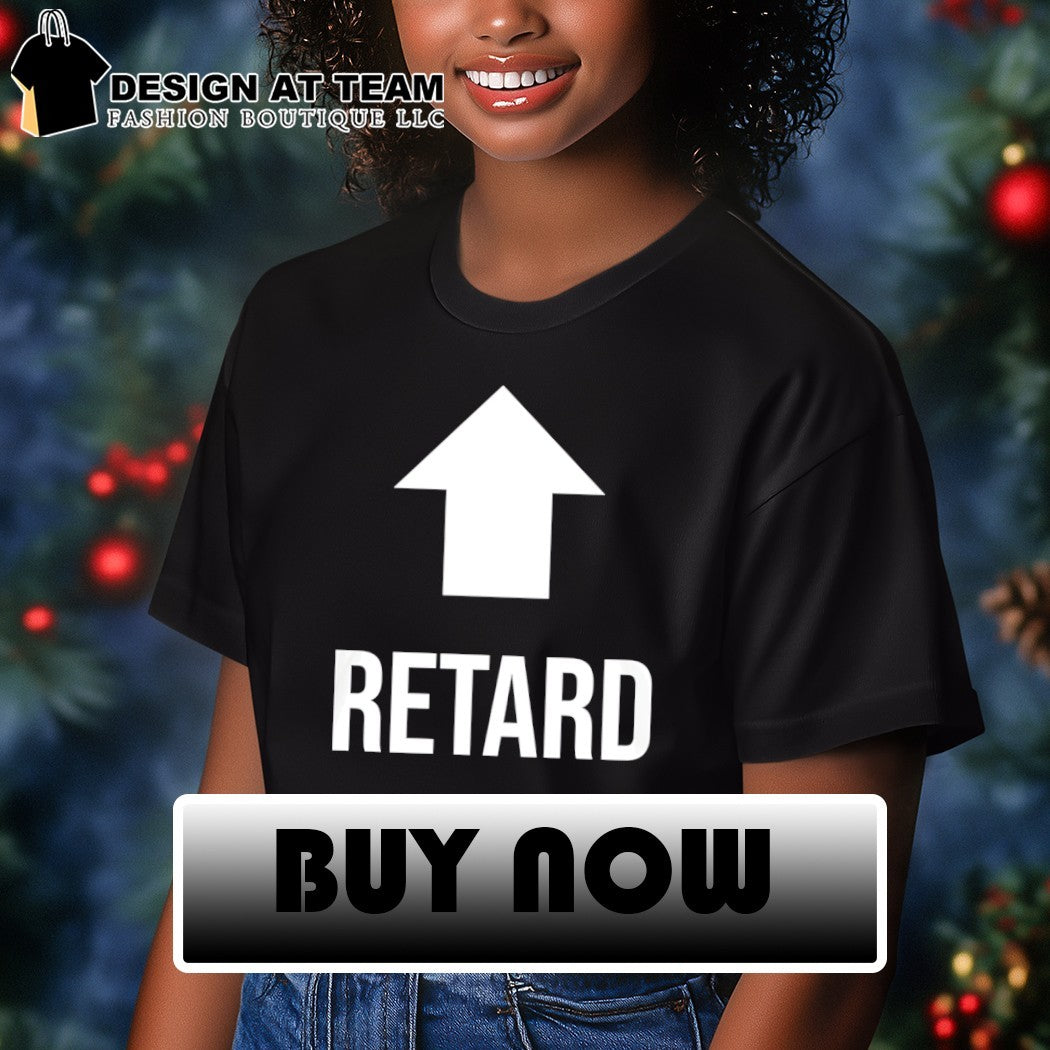 Retard Up sans serif shirt