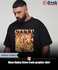 Rhea Ripley Steve Irwin graphic shirt