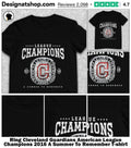 Ring Cleveland Guardians American League Champions 2016 A Summer To Remember shirt