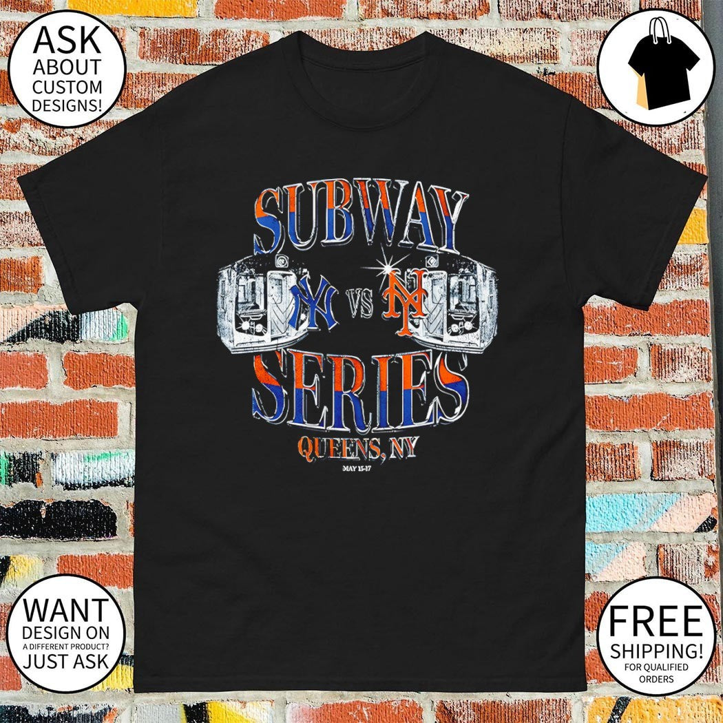 Rings New York Yankees and New York Mets Baseball Subway Series NY shirt