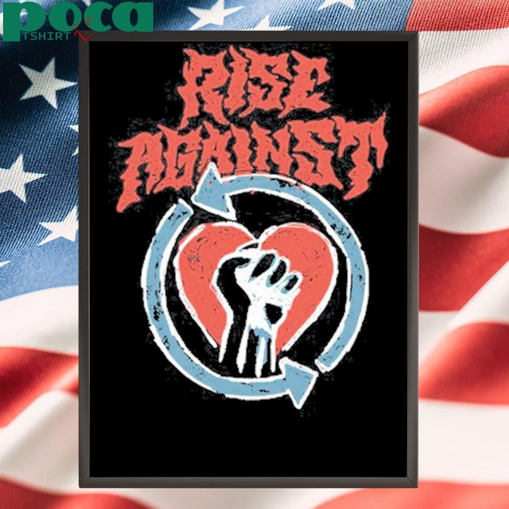 Rise Against Chalk Heartfist shirt