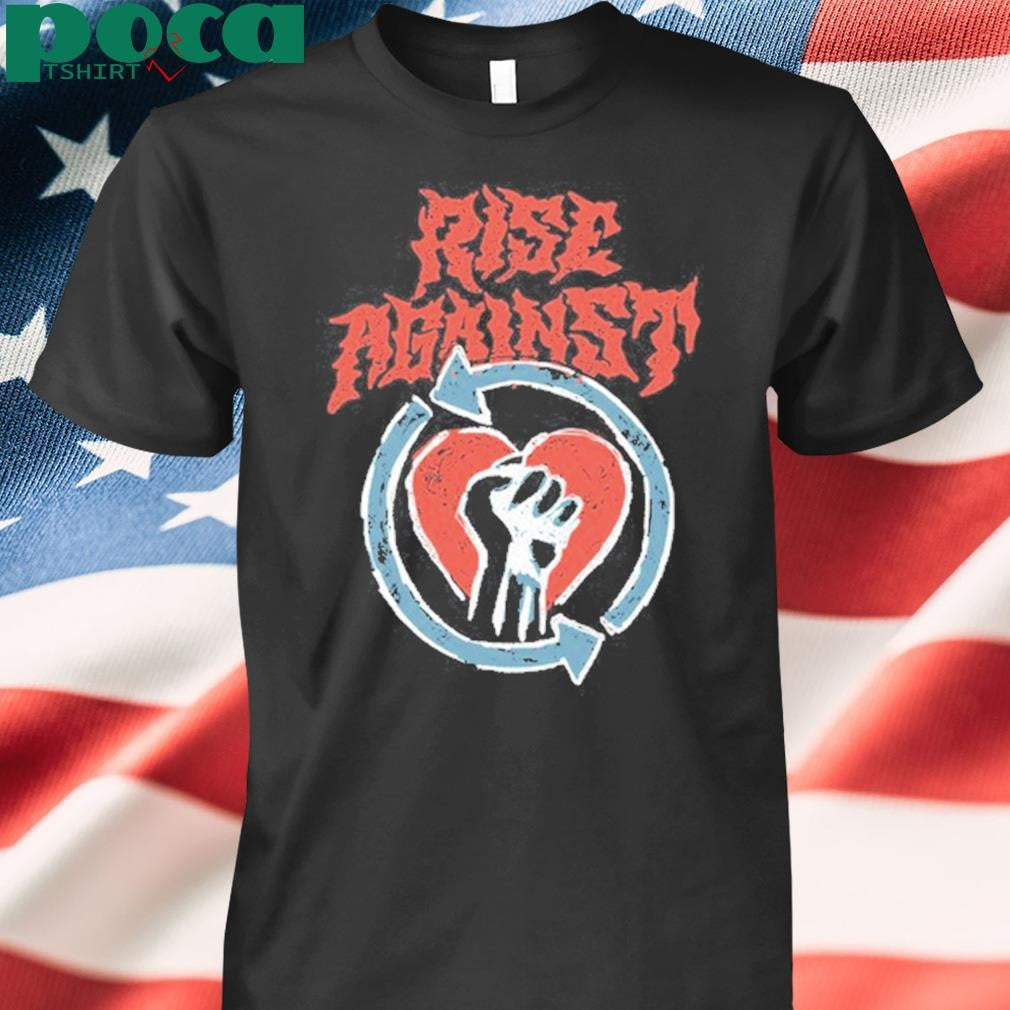 Rise Against Chalk Heartfist shirt