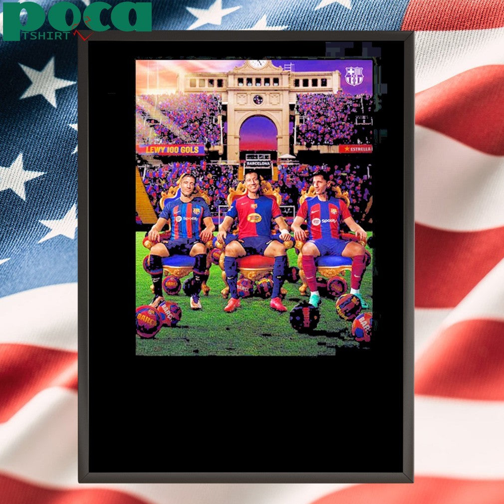 Robert Lewandowski From Barcelona A Century Of Barcelona Goals shirt