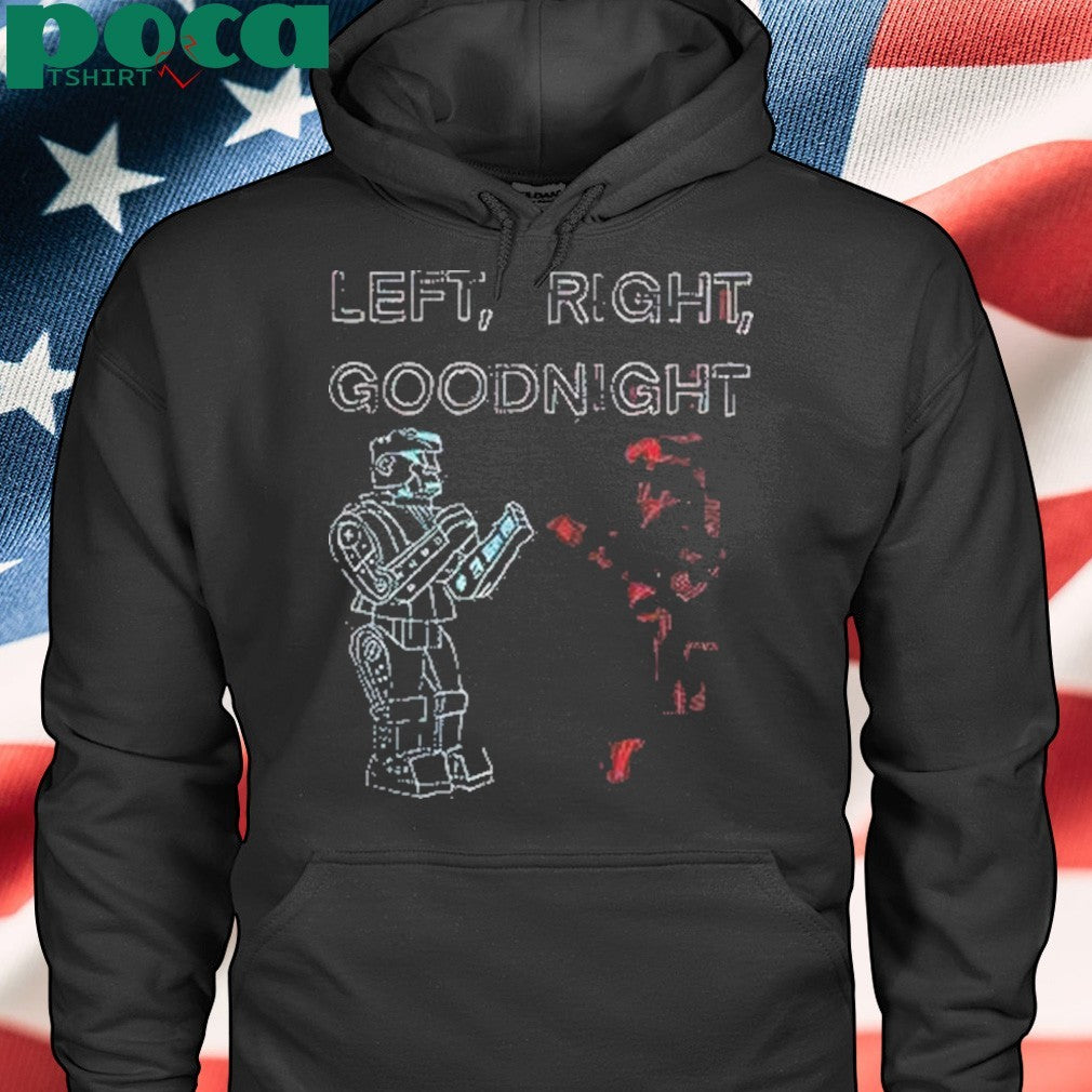 Robots Left Right Goodnight Shirt