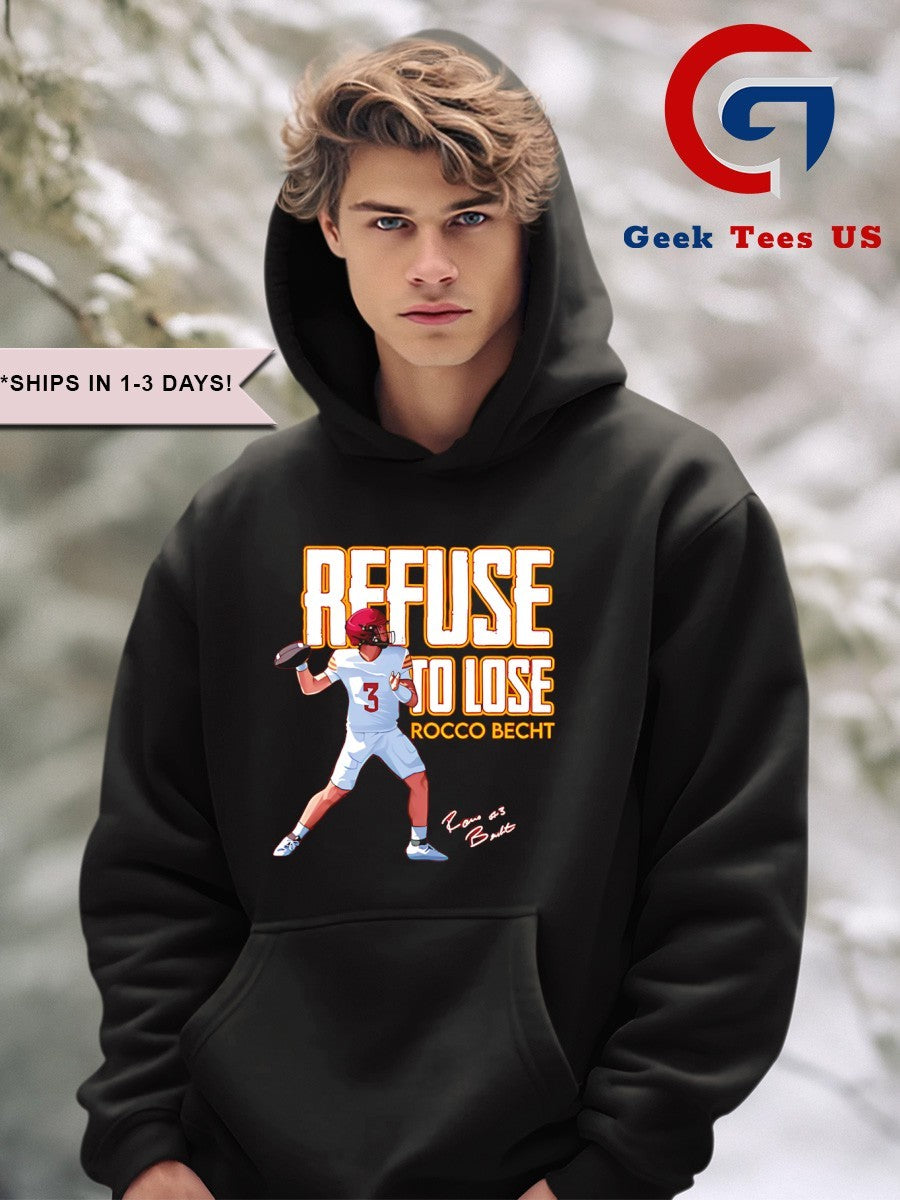 Rocco Becht Refuse to Lose Iowa State Cyclones football signature shirt